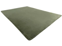 Modern Wastapijt Posh Shaggy, Pluche, Dik Anti-Slip Groen 160X220 Cm