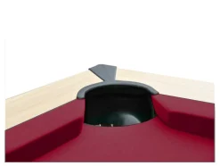 Modulaire Tafel - Biljart En Pingpong Balthazar - 213 X 112 X 81,5 Cm - Rood