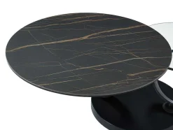 Moduleerbare Design-Salontafel Van Gehard Glas En Keramiek Joline