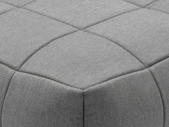 Moduleerbare Tuinzithoek 5 Plaatsen Van Stof: 3 Fauteuils, 1 Hoek, 1 Poef En 1 Salontafel - Antraciet - Livai Van Mylia