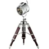 Movie Vloerlamp, Zilver, Wenge, 43X43X90 Cm, Epikasa