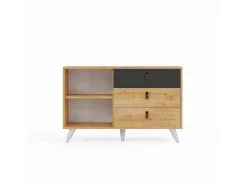 Multifunctionele Kast Pera - Eik - 120X36,5X77 Cm - Epikasa