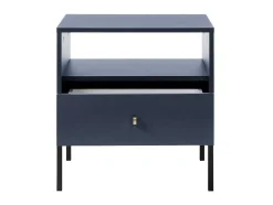 Nachtkastje Bogdan - 1 Lade En 1 Nis - Blauw
