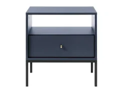 Nachtkastje Bogdan - 1 Lade En 1 Nis - Blauw