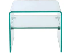 Nachtkastje Van Gehard Glas - 1 Nis - Stileos
