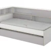 Nestbed Met Opbergruimte - 90 X 200 En 90 X 190 Cm - Wit En Grijs + Bedbodem - Losiana