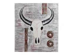 Olieverfschilderij Stier Handgeschilderd