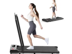 Onder Bureau Loopband 1-6Km/H Wandelen Jogging Machine Voor Thuiskantoor Met Opvouwmogelijkheid