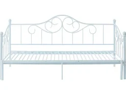 Onderuitschuifbed Sebille - Metaal - 90 X 200 Cm - Wit