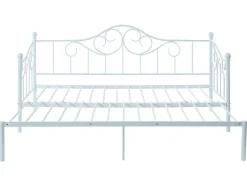 Onderuitschuifbed Sebille - Metaal - 90 X 200 Cm - Wit