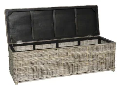 Opbergruimte Van Kubu Gao - L130 X D45 X H44 Cm - Natuurlijk Grijs