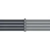 Opengewerkte Uitbreiding Voor Het Hek H80,3 X L178,3 Cm In Donkergrijs Aluminium - Primo