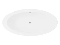 Ovaal Losstaand Bad - 251L - 185 X 90 X 58 Cm - Wit - Acryl - Marmati