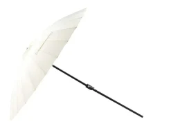 Palmetto Parasol Met Kantelfunctie Wit.