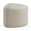 Peg Poef, Hocker O46Cm Velours Wit.