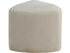 Peg Poef, Hocker O46Cm Velours Wit.