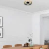 Plafondlamp Aspendos - D.36 X H. 12 Cm - Zwart