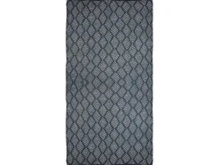 Plaid Oyace - Acryl En Wol - 130 X 170 Cm - Ivoor En Blauw