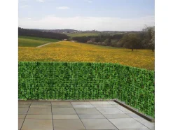Privacyscherm Balkon N77 Ii Blad, 300X150Cm Licht Blad
