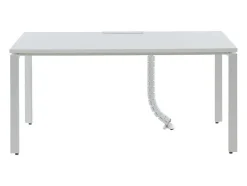 Professioneel Bureau Voor 1 Persoon - Wit - L120 Cm - Downtown