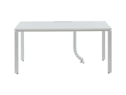 Professioneel Bureau Voor 1 Persoon - Wit - L160 Cm - Downtown