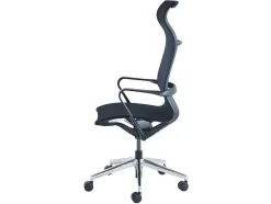 Professionele Bureaustoel - Stof - Zwart - Ladefense