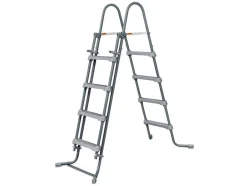 Rechthoekig Grijs Buizenzwembad Met Filterpomp Met Patroon - L549 X D274 X H132 Cm - Zamora