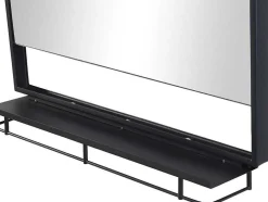 Rechthoekige Badkamerspiegel Met Opbergplankje - 60 X 80 Cm Erasmo