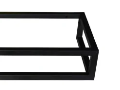 Rechthoekige Hangende Wastafel Met Drager - L40 X B22 Cm - Uchami