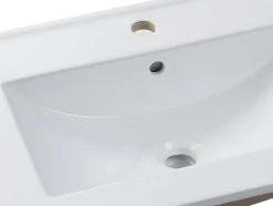 Rechthoekige Keramische Wastafel - Wit - 81 X 46,5 Cm - Motiac