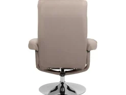 Relaxfauteuil + Kruk Cappucino