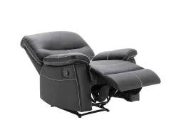 Relaxfauteuil Canby - Kunstleer - Zwart