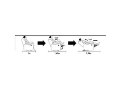Relaxfauteuil Evasion Van Leer - Zwart