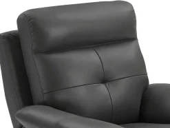 Relaxfauteuil Van Grijs Leer Vineta