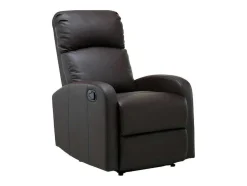 Relaxfauteuil Van Kunstleer Isao - Bruin