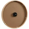 Rieten Wandklok - D60 Cm - Mdf En Hout - Naturel - Fietra