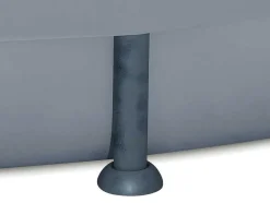 Rond Grijs Buizenzwembad Met Filterpomp Met Patroon - D427 X H107 Cm - Nisoka