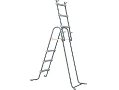 Rond Grijs Buizenzwembad Met Filterpomp Met Patroon - D427 X H107 Cm - Nisoka