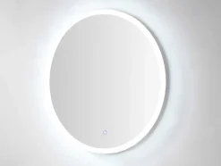 Ronde Badkamerspiegel Met Led-Verlichting Daniela - L60 X H 60 Cm