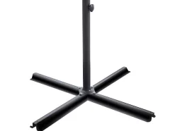 Ronde Hangparasol - Grijs - Staal - Ledverlichting - Diameter: 2,93 M - Pocota