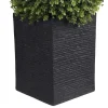 Ronde Kunstbuxus Met Pot - H66 X D40 Cm - Groen - Diava