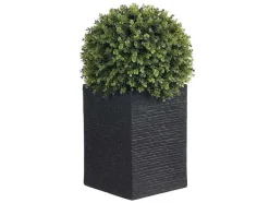 Ronde Kunstbuxus Met Pot - H66 X D40 Cm - Groen - Diava