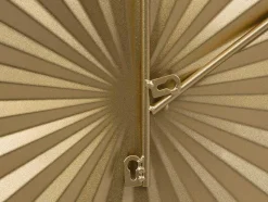 Ronde Metalen Wanddecoratie - B118 X H71 Cm - Goudkleurig - June