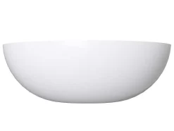 Ronde Wastafel Van Solid Surface - 40 Cm - Wit - Imja
