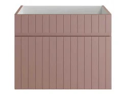 Roze Hangmeubel Onder Wastafel Met Strepen - 60 Cm - Satara