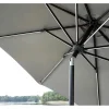 Sabal Parasol Met Kantelfunctie En Led-Verlichting Grijs.