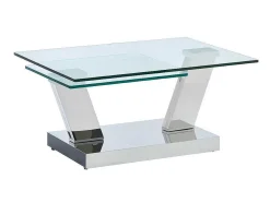 Salontafel Met Draaiblad Oyrus - Gehard Glas & Metaal