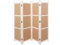 Scherm Mcw-G52, Bruin, 4 Panelen 166X160Cm