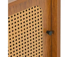 Schoenenkast - Met 2 Deuren En Verstelbare Planken - Bruin