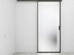 Schuifdeur In Mat Gehard Glas - H205Cm X B73Cm - Linci